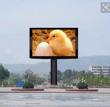 Affichage mené extérieur de publicité d'écran de colonne imperméable