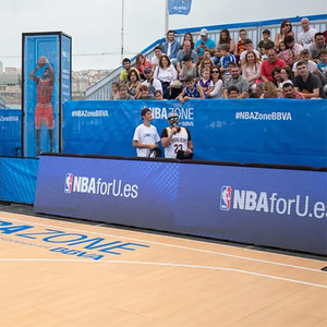  Écran de panneau de mur vidéo à LED pour terrain de football de terrain de basket-ball